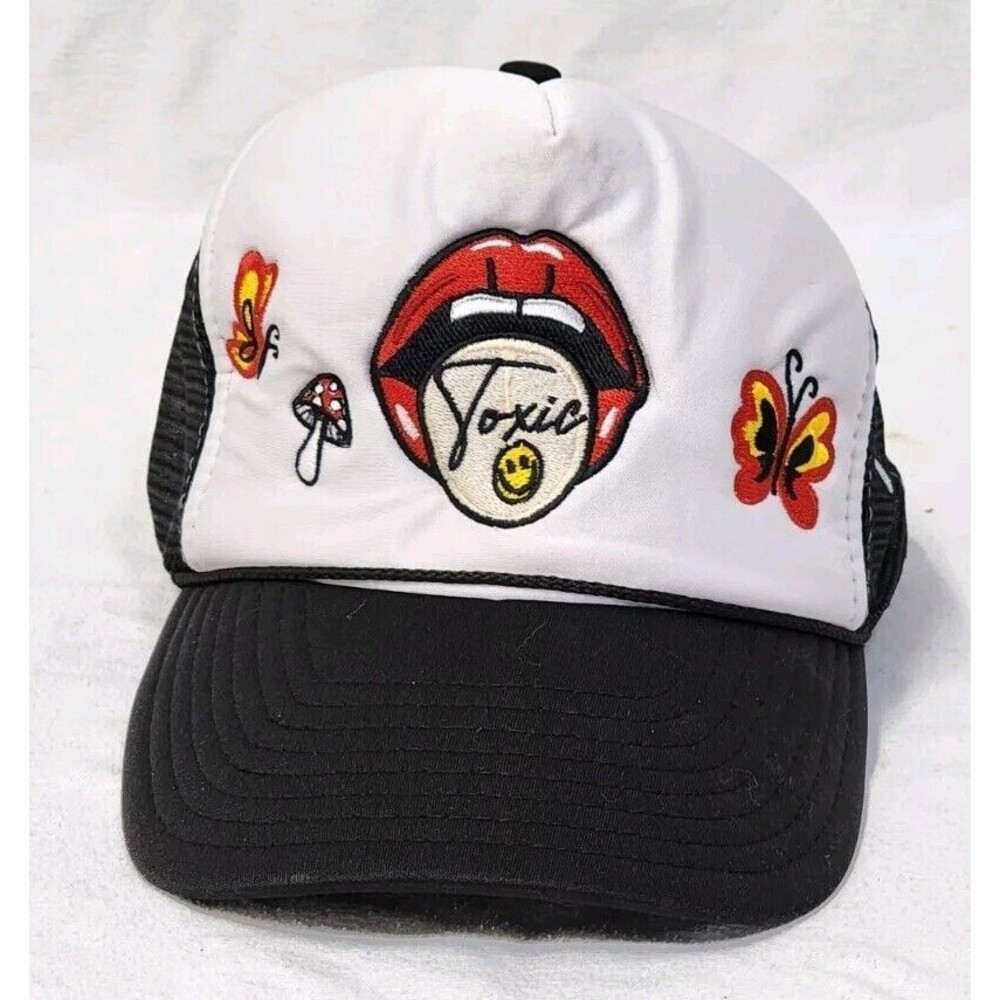 Rare DROPOUT NY" Toxic (Black×White) Cap Made In Japan